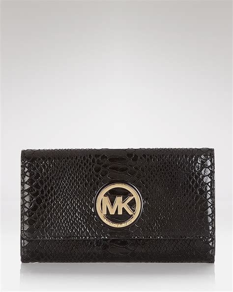 michael michael kors patent python fulton carryall wallet|MICHAEL Michael Kors Fulton Python.